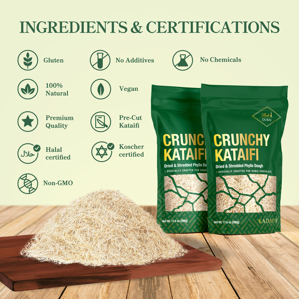 FRESH KATAIFI | Dried & Shredded Phyllo Dough