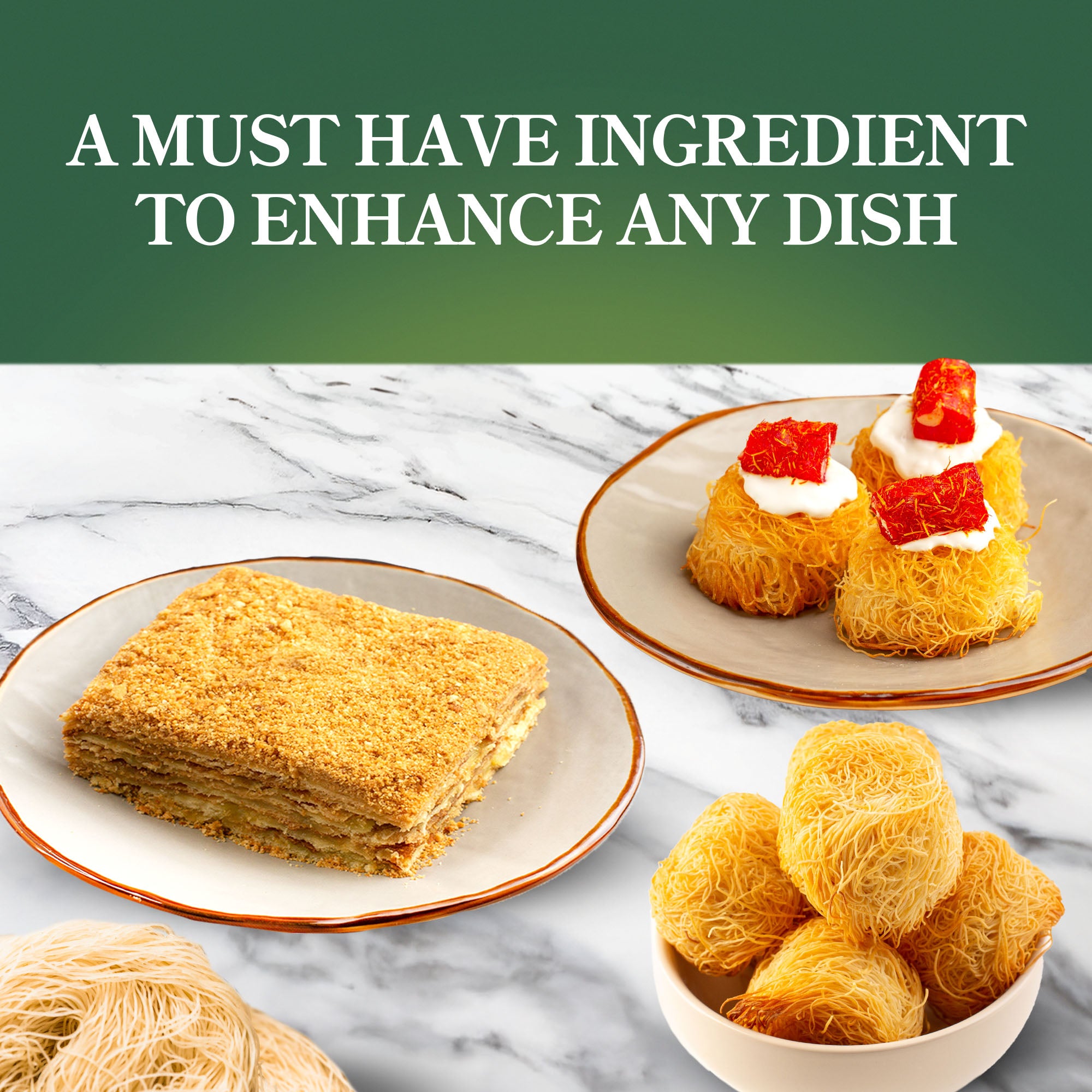 FRESH KATAIFI | Dried & Shredded Phyllo Dough