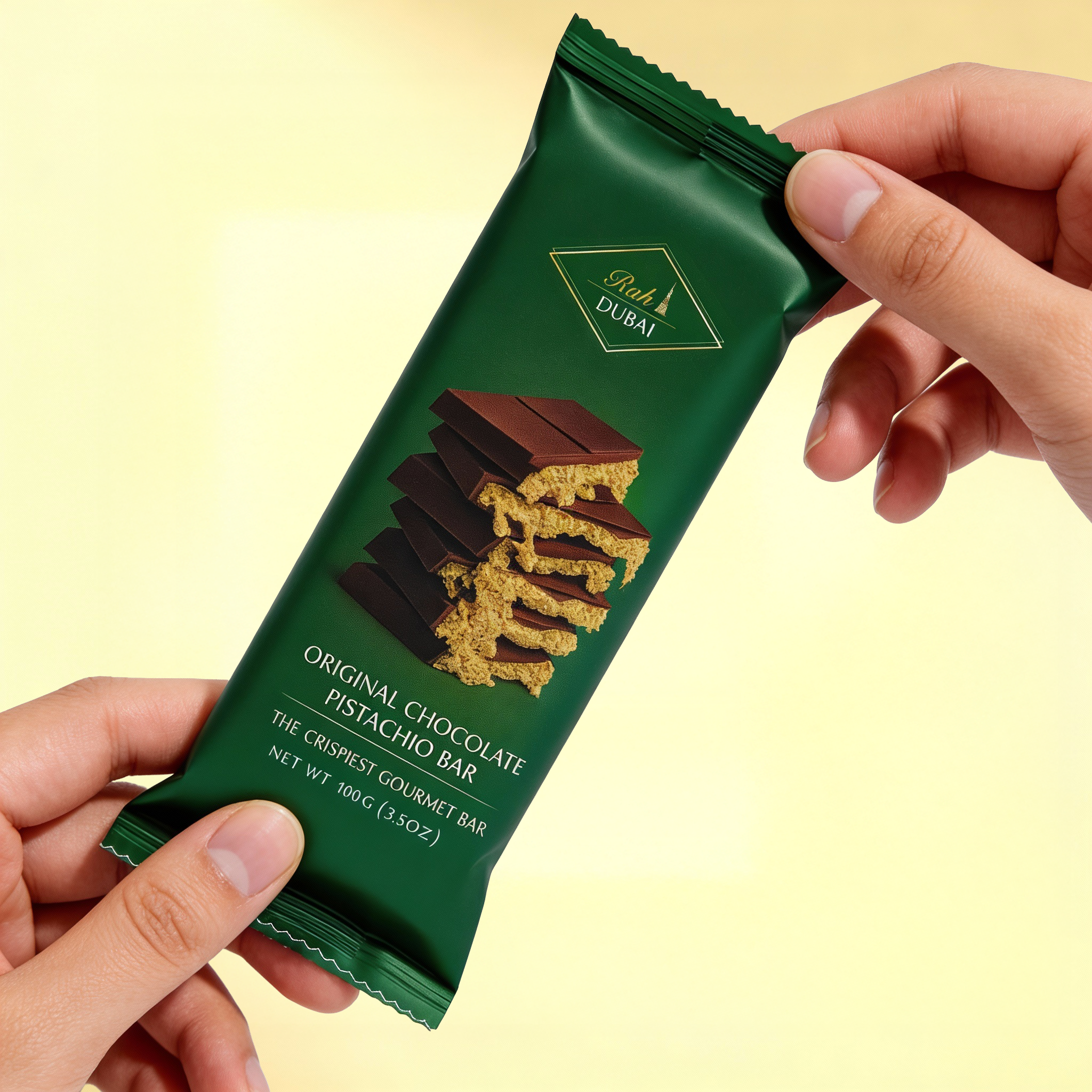 DUBAI CHOCOLATE | Pistachio & Khanef 3.5oz