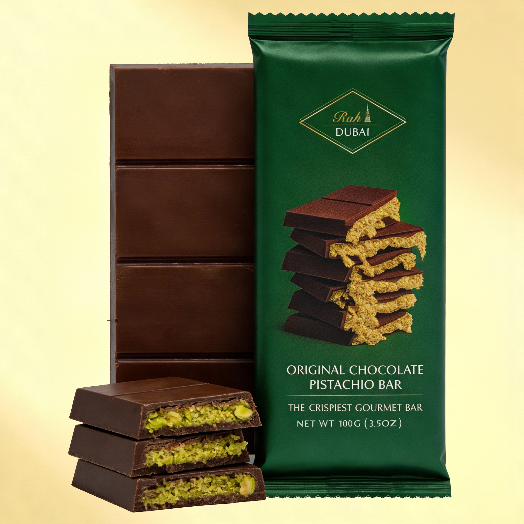 DUBAI CHOCOLATE | Pistachio & Khanef 3.5oz
