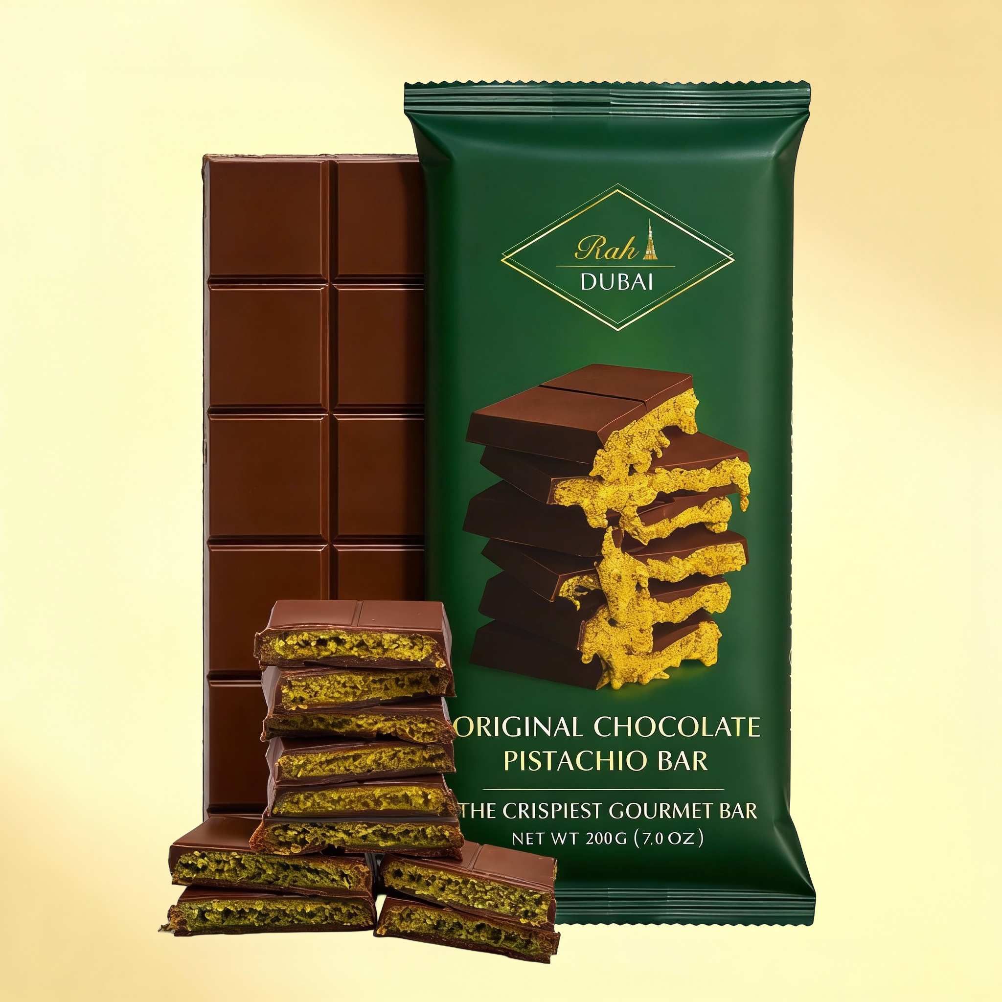 DUBAI CHOCOLATE |   Pistachio &  Khanef 7.0oz