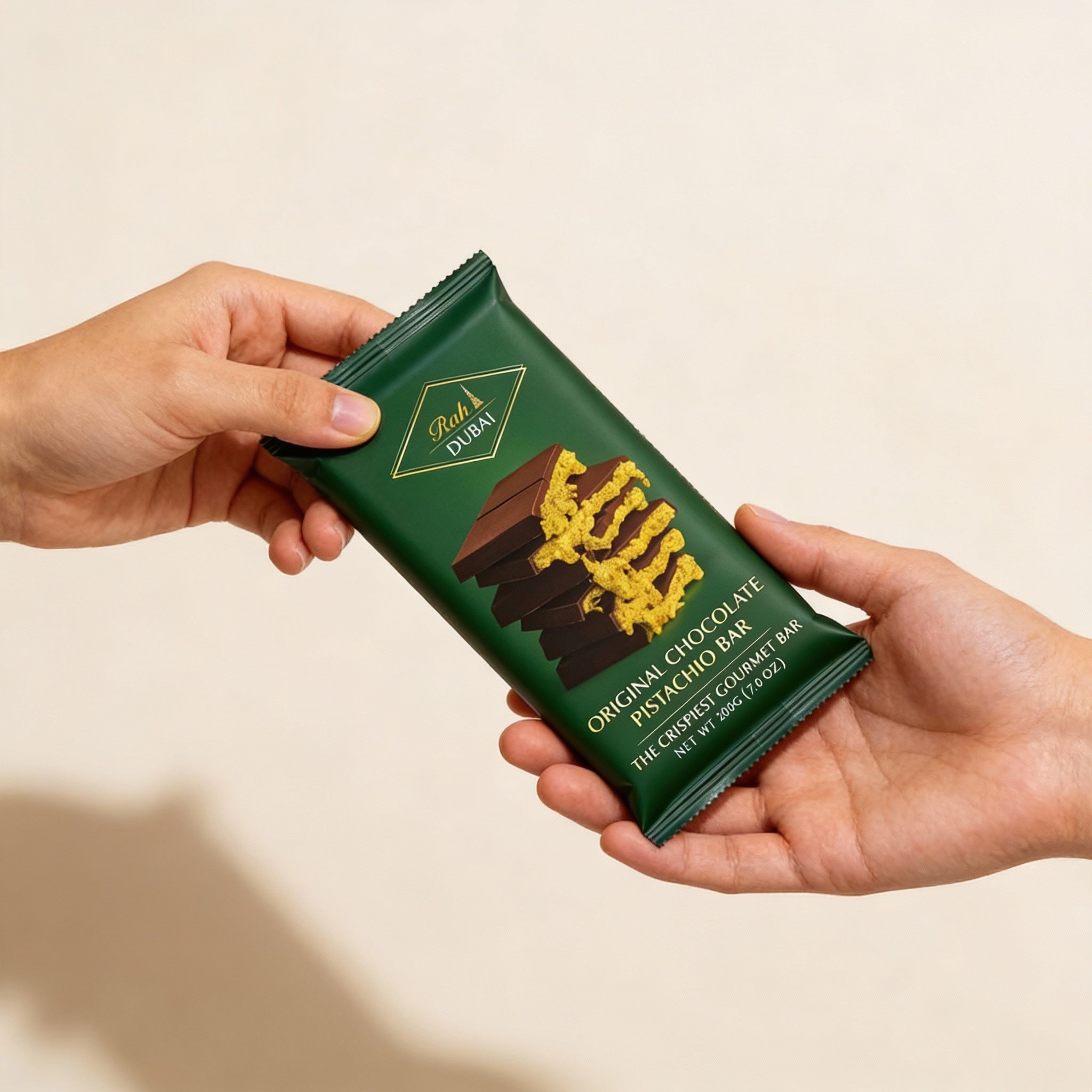 DUBAI CHOCOLATE |  Pistachio & Khanef 7oz