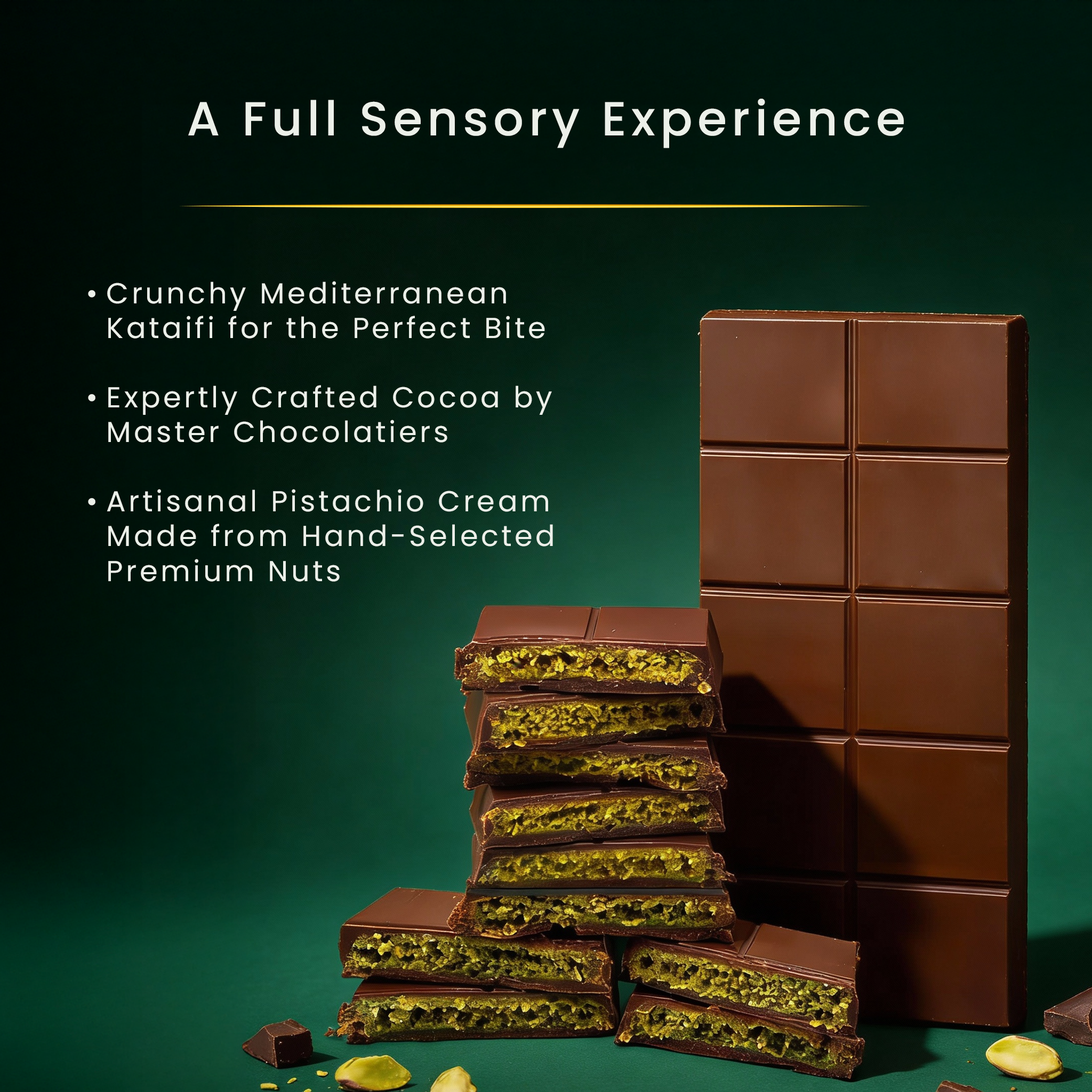 DUBAI CHOCOLATE |   Pistachio &  Khanef 7.0oz